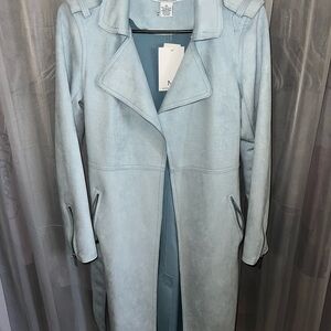 Magaschoni Soft Blue Trench Coat
